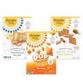 Simple Mills Best Snacks Variety Pack. Sea Salt Almond Flour Crackers. Honey Cinnamon Sweet Thins and Cheddar Pop Mmms. Gluten Free. Paleo Friendly Healthy Snacks. (Pack of 3)