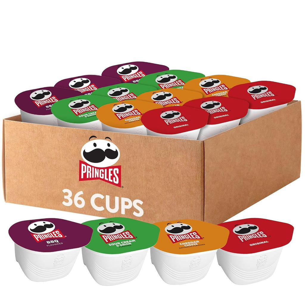 Pringles Potato Crisps Chips. Snack Stacks. Lunch Snacks. Variety Pack (36 Cups)