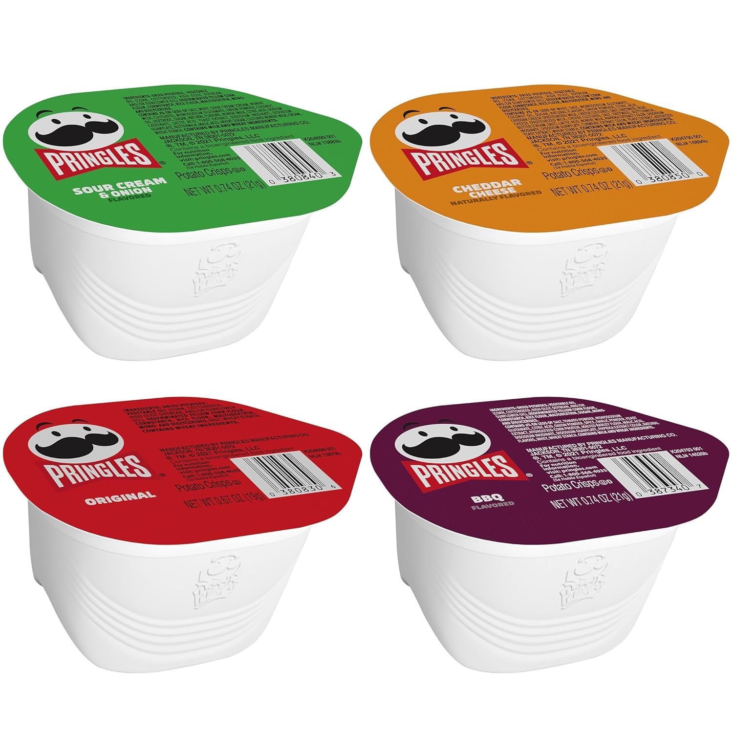 Pringles Potato Crisps Chips. Snack Stacks. Lunch Snacks. Variety Pack (36 Cups)