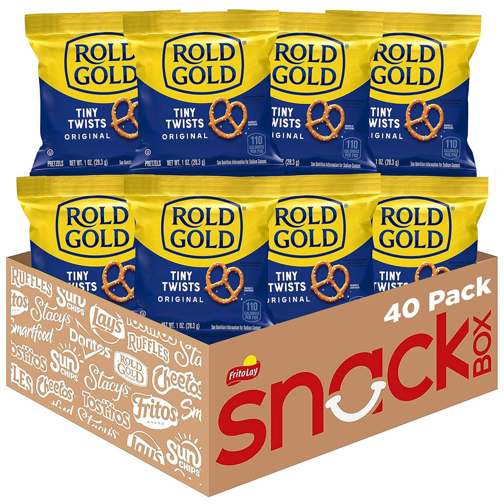 Rold Gold Tiny Twists Pretzels. 1 Ounce (Pack of 40)